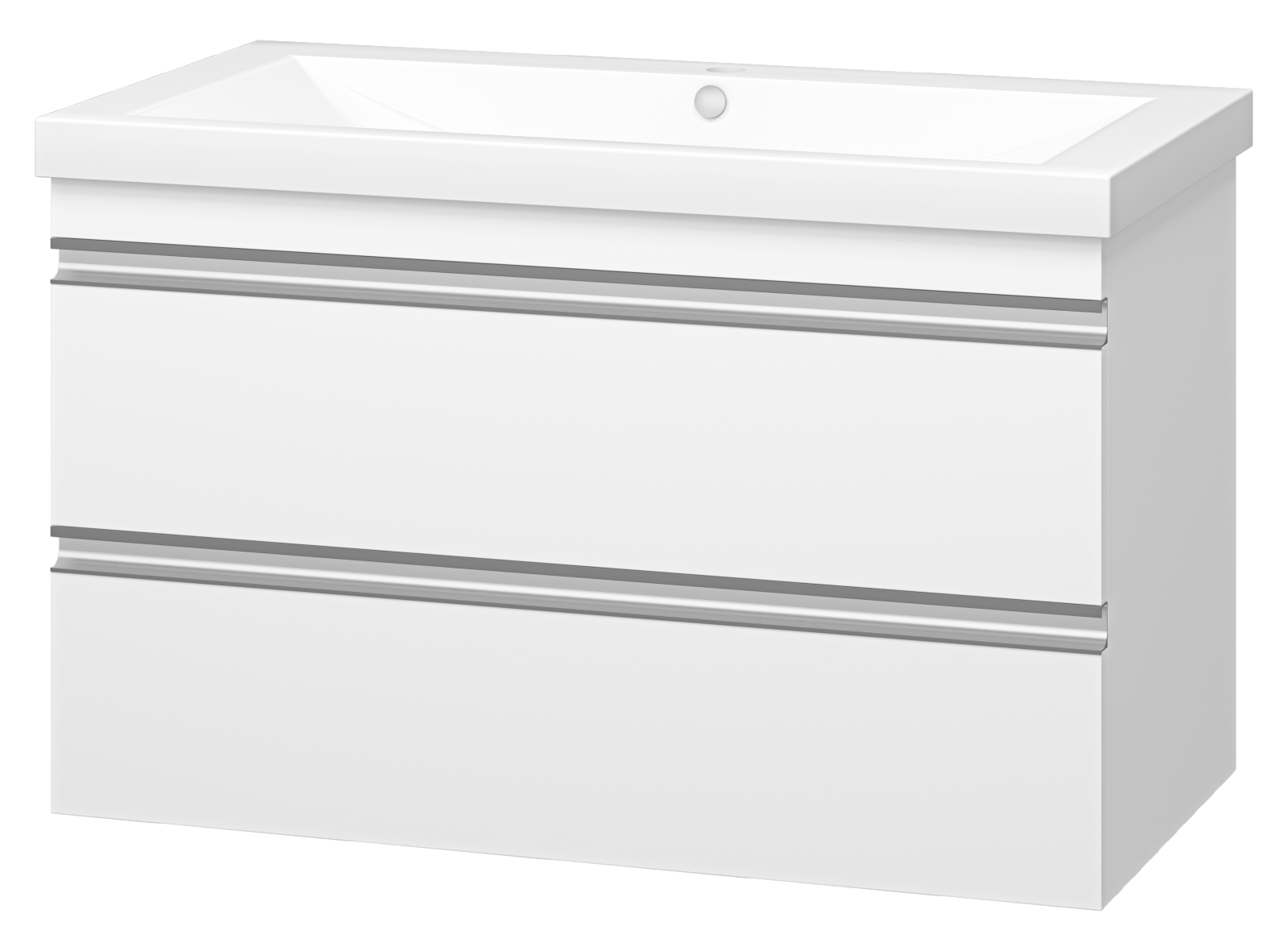 Тумба с раковиной Misty Ингрид 90 подвесная