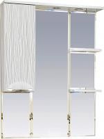 Зеркало-шкаф Misty Лорд 85 белый L