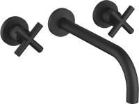 Смеситель для раковины Dorn Bracht Tara 36717892-33 с внутренней частью, черный матовый