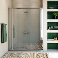 Душевая дверь в нишу GuteWetter Guwer GK-662D 155 см стекло бесцветное, профиль хром Душевая дверь в нишу GuteWetter Guwer GK-662D 155 см стекло бесцветное, профиль хром