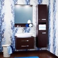 Мебель для ванной Бриклаер Куба 75 венге