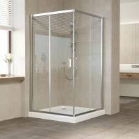 Душевой уголок Vegas Glass ZA 0120 08 01 профиль глянцевый хром, стекло прозрачное