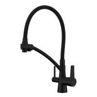 Смеситель для кухни Gappo G4398-16 черный