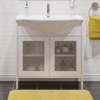 Тумба с раковиной Stworki Хельсингборг 85 белая