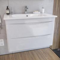 Тумба с раковиной Sanstar Smile 105 подвесная