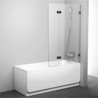 Шторка на ванну Ravak BVS2-100 R Transparent, фурнитура хром