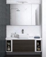 Мебель для ванной Aquaton Брук 120 (20+80+20) дуб феррара
