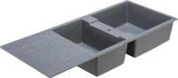 Мойка кухонная AQUATON Торина двойная серая