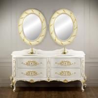 Мебель для ванной Migliore Virginia 180 lacatto bianco для смесителя на 1 отверстие