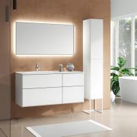 Тумба с раковиной SanVit Лира 120 L подвесная