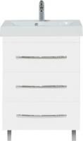 Тумба под раковину Misty Эмилия 60 напольная белая