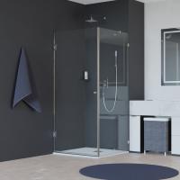 Душевой уголок RGW Hotel HO-034 770х770х1950 профиль хром, стекло прозрачное