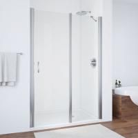 Душевая дверь в нишу Vegas Glass EP-F-1 0135 08 01 R профиль глянцевый хром, стекло прозрачное