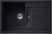 Мойка кухонная Whinstone Коралл 1B 1D черный