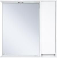 Зеркало Misty Алиса 75 R с подсветкой белое