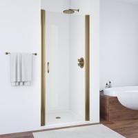 Душевая дверь в нишу Vegas Glass ЕР 75 05 01 профиль бронза, стекло прозрачное