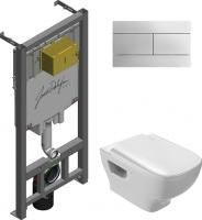 Комплект Jacob Delafon Struktura E29025-NF-M17 кнопка хром