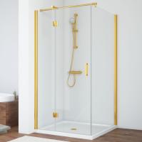 Душевой уголок Vegas Glass AFP-Fis 100*110 09 01 L профиль золото, стекло прозрачное