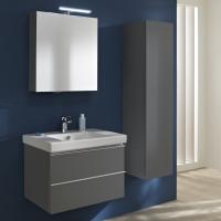 Мебель для ванной Jacob Delafon Odeon Up 60 серый антрацит