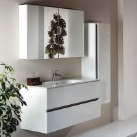 Мебель для ванной Armadi Art Vallessi 100 белый глянец