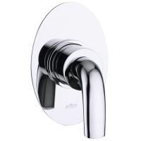 Смеситель для душа Webert Aria AI880101844 с внутренней частью, белый