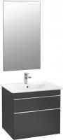 Мебель для ванной Villeroy & Boch Venticello 60 black matt lacquer, с ручками хром