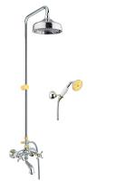 Душевая стойка Fiore Margot Sky (Swarovski®) 01CO0615 хром/золото