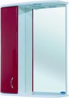 Зеркало-шкаф Bellezza Астра 60 L бордо