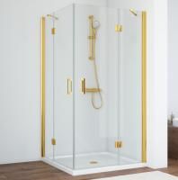 Душевой уголок Vegas Glass AFA 110 09 01 профиль золото, стекло прозрачное