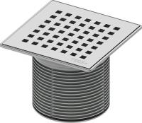Решетка TECE TECEdrainpoint S 366 00 08 quadratum с монтажным элементом