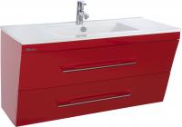 Тумба с раковиной Bellezza Берта подвесная 100 красная