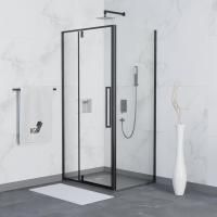 Душевой уголок RGW Stilvoll SV-34B (1005-1035)х1000х2000 профиль черный, стекло прозрачное