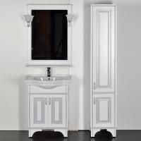 Мебель для ванной Aquanet Валенса 70 белый краколет/серебро