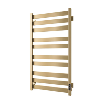 Полотенцесушитель электрический Veconi Piatto 50/100, золото матовое