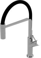 Смеситель для кухни Omnires Vita VI6350BLCR черный с хромом