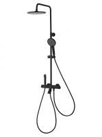 Душевая стойка Wonzon & Woghand The One WW-B3094-MB с термостатом