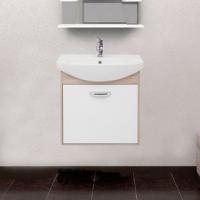 Тумба с раковиной Aquanet Грейс 65 1 ящик, дуб сонома