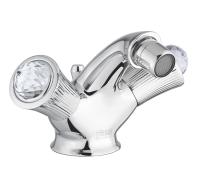 Смеситель для биде Fiore Venere Sky Swarovski® 13CO0632, хром/золото