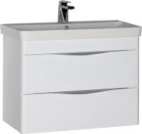 Тумба с раковиной Aquanet Орлеан 80 белая, подвесная