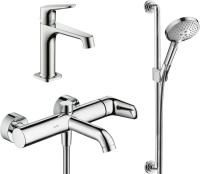 Душевой комплект Axor Citterio M 34420000 + 34010000 + 27991000