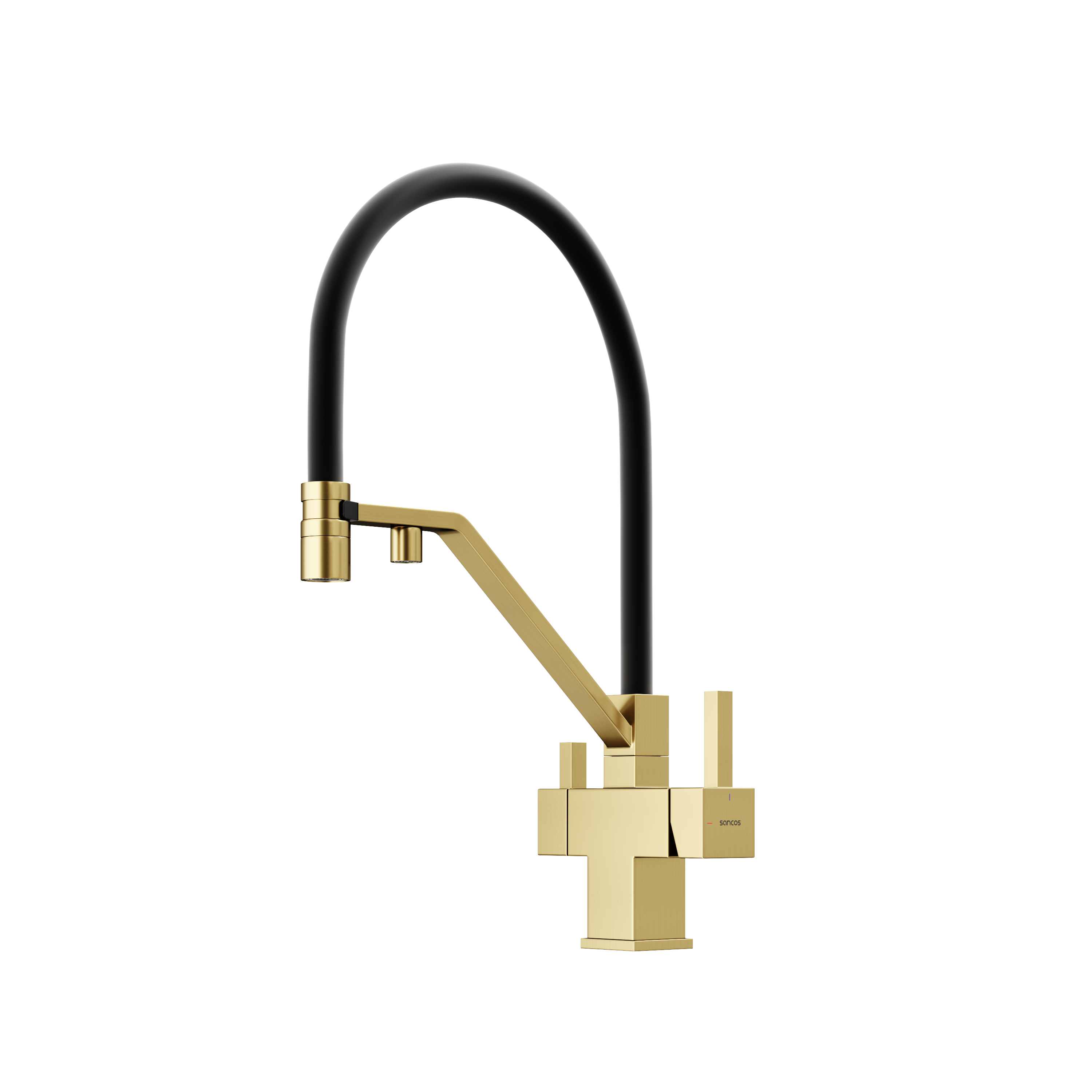 Смеситель для кухни Sancos Loro SC4007BG, брашированное золото