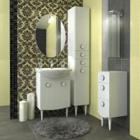 Мебель для ванной Triton Лира 55, 2 двери, белая