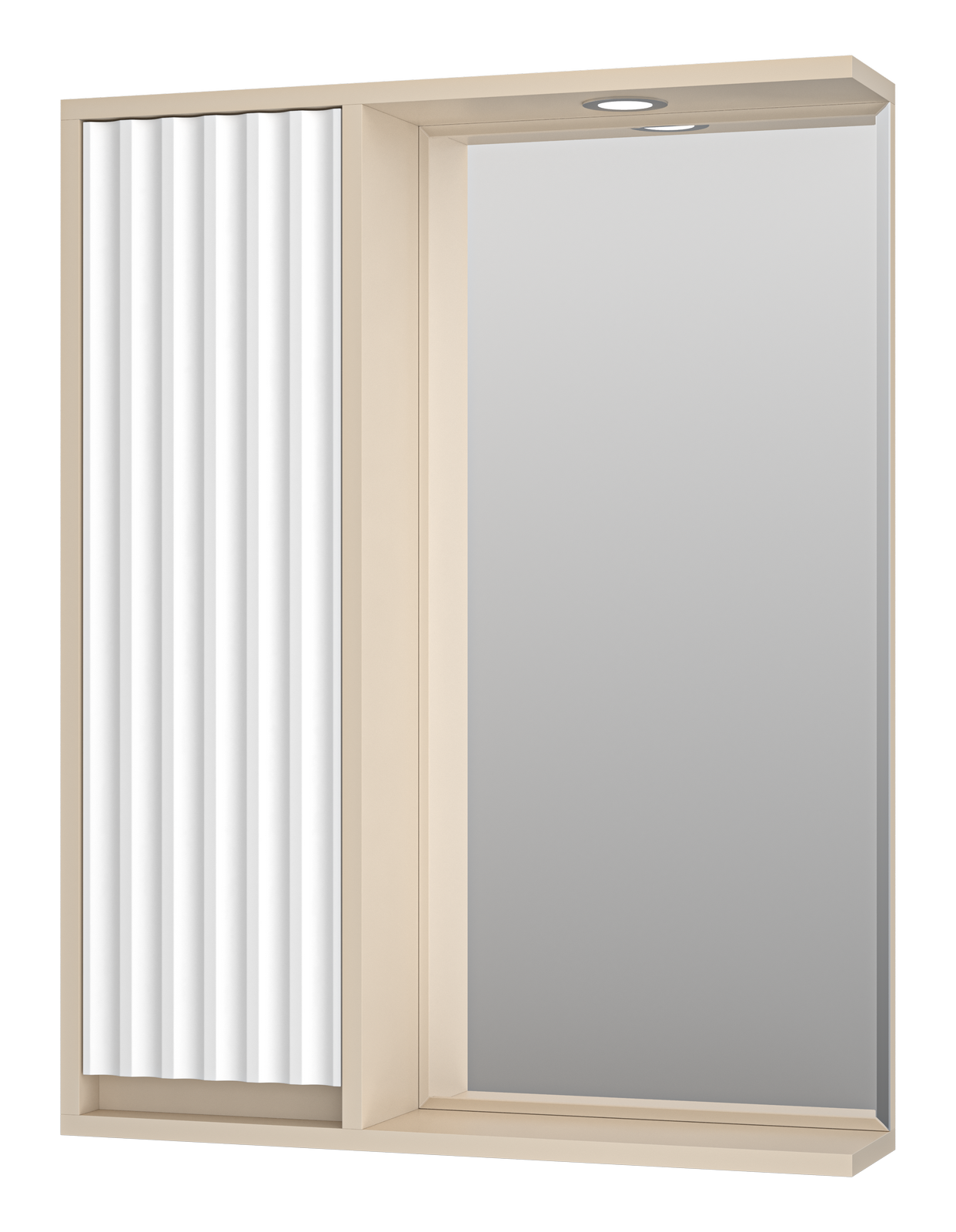 Зеркало Brevita Balaton 65 L, бежевое