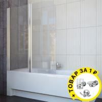 Шторка на ванну Koller Pool Waterfall Line QP95 L Chrome Clear + набор в подарок