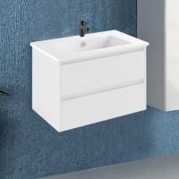 Тумба с раковиной Inova Star logic 80 белый глянец