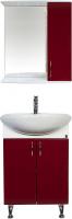 Мебель для ванной Orange Роса 50 бордовая