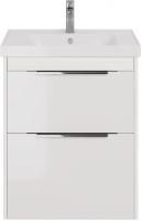 Тумба с раковиной Dreja Prime 70 белый глянец