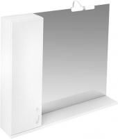Зеркало-шкаф Triton Джуно 100 L с подсветкой, белый