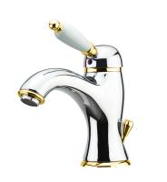 Смеситель для раковины Fiore Imperial 83CO5221, хром/золото