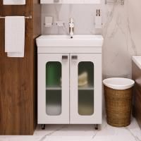 Тумба с раковиной Misty Урал 60 2 дверцы